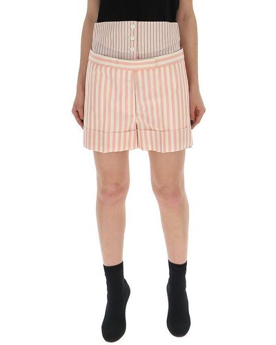 Thom Browne Pinstripe Tailored Shorts - Pink