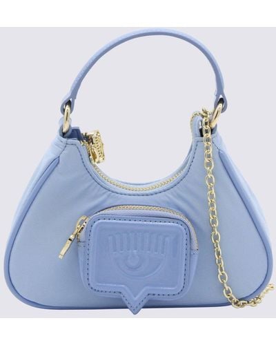 Chiara Ferragni Eyelike Motif Shoulder Bag - Blue