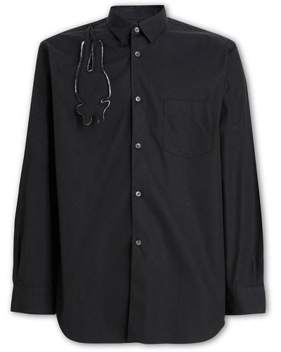 Comme des Garçons Long-sleeved Shirt - Black