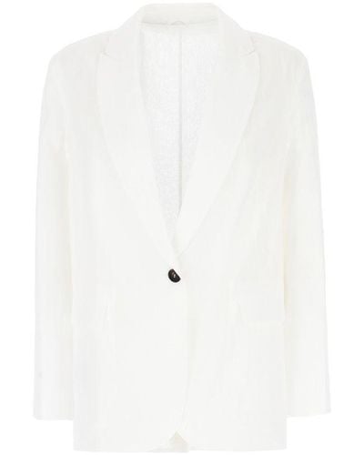 Brunello Cucinelli Jackets And Vests - White