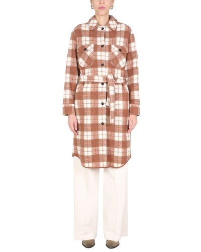 Woolrich Gentry Check-print Overshirt - Brown