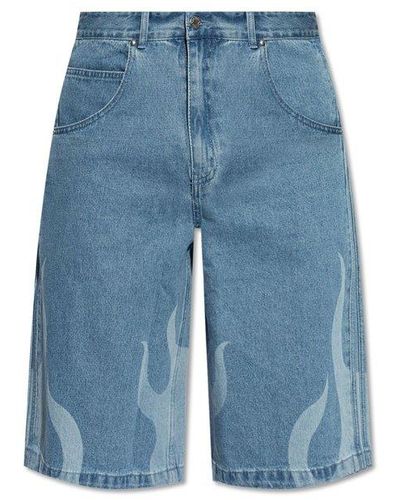 adidas Originals Denim Shorts - Blue