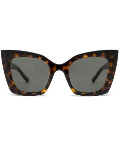 Saint Laurent Butterfly Frame Sunglasses - Grey
