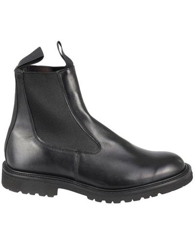 Tricker's Stephen Paneled Boots - Black