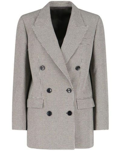 Isabel Marant Double-breasted Tailored Blazer - Gray