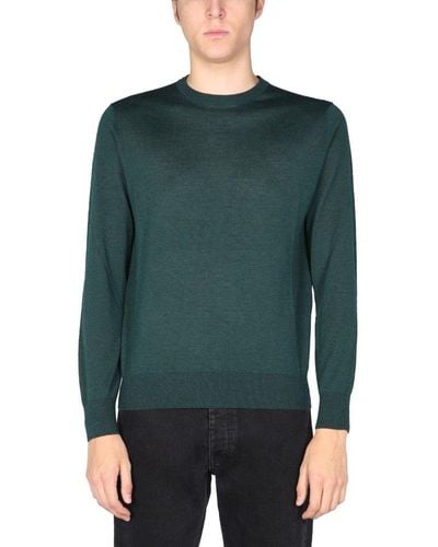 Ballantyne Crewneck Knit Sweater - Green