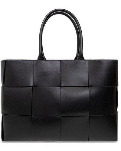 Bottega Veneta ‘Arco Medium’ Shopper Bag - Black