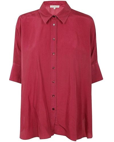 Antonelli Bassano Short Sleeved Oversize Shirt - Red