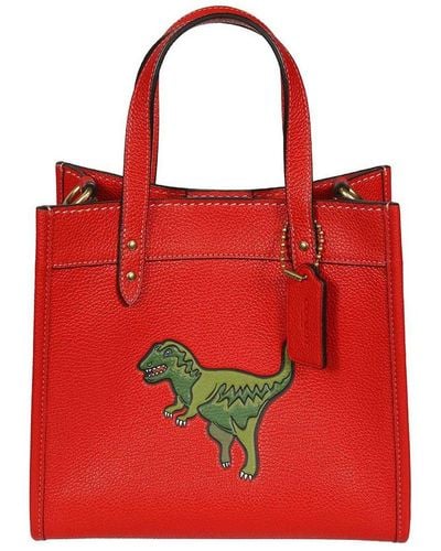 COACH Field Tote Bag - Red