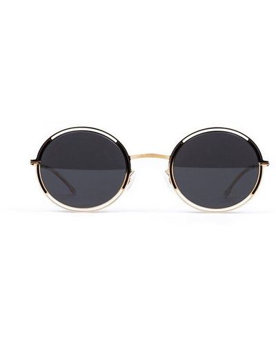 Mykita Giselle Rounded-framed Sunglasses - Black