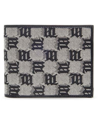 MISBHV Monogrammed Wallet - Gray