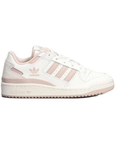 adidas Forum Low Side Stripe Detailed Sneakers - White