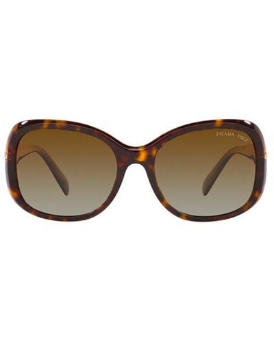 Prada Square Frame Sunglasses - Metallic