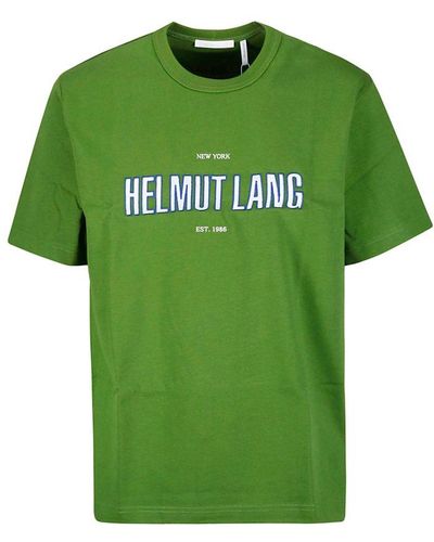 Helmut Lang Outline Tee.bold Cot - Green