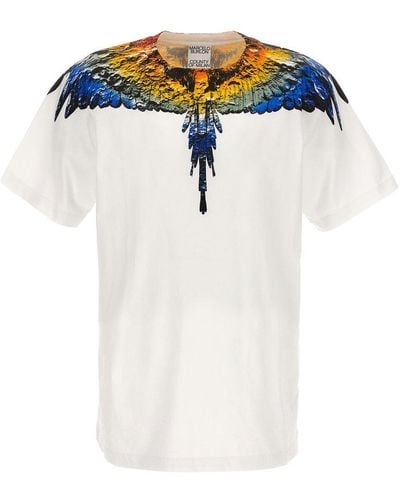 Marcelo Burlon Icon Wings Printed Crewneck T-shirt - White