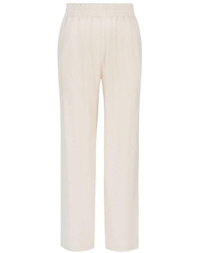 Gcds Elasticated Waistband Trousers - White