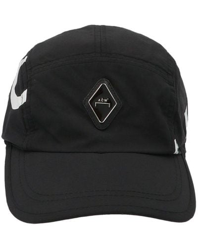 A_COLD_WALL* * Logo Plaque Panelled Cap - Black