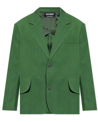Jacquemus Single-Breasted Jacket 'Titolo' - Green