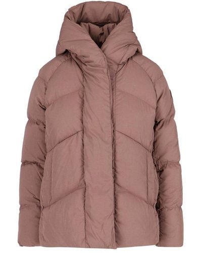 Canada Goose Padded Down Jacket 'marlow' - Brown