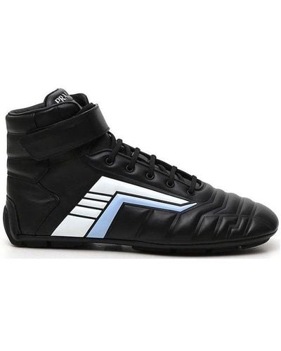 Prada Rev High-top Sneakers - Black