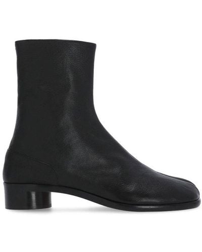 MM6 by Maison Martin Margiela Tabi Ankle Boots - Black