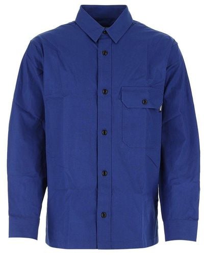 DIESEL Chest Pocket Buttoned Shirt - Blue