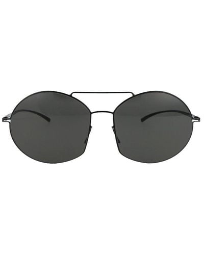 Mykita X Maison Margiela Round Frame Sunglasses - Gray