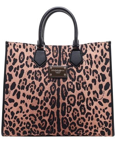 Dolce & Gabbana Leather Printed Handbags - Multicolour