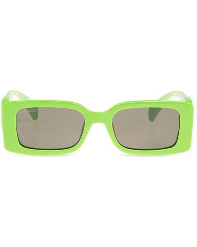 Gucci Sunglasses With Logo, - Green