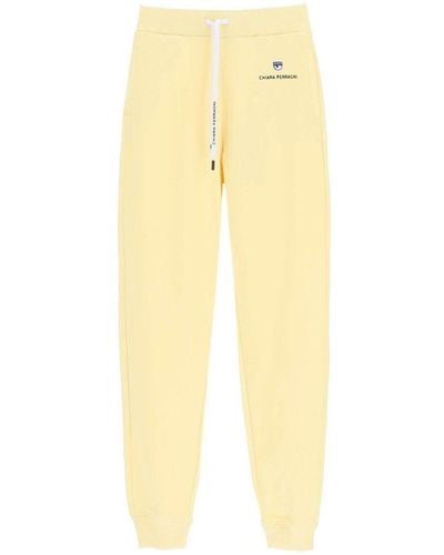Chiara Ferragni Logo Sweatpants - Yellow