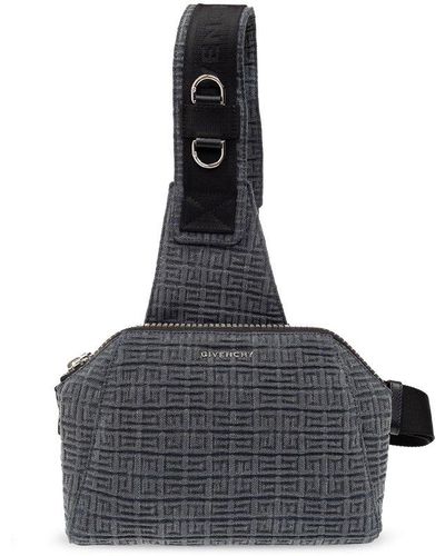 Givenchy Monogrammed Shoulder Bag - Black