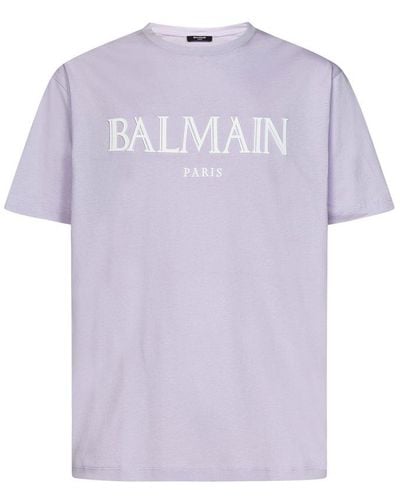 Balmain Paris T-shirt - Purple