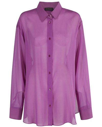 ANDAMANE New Georgiana Shirt - Purple