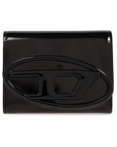 DIESEL 1dr Bi-fold Cardholder - Black