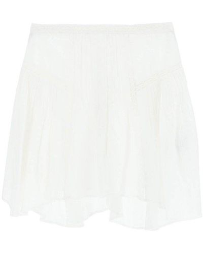 Isabel Marant Jorena Mini Skirt - White