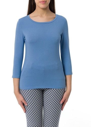 Weekend by Maxmara Stretched Jersey T-shirt - Blue