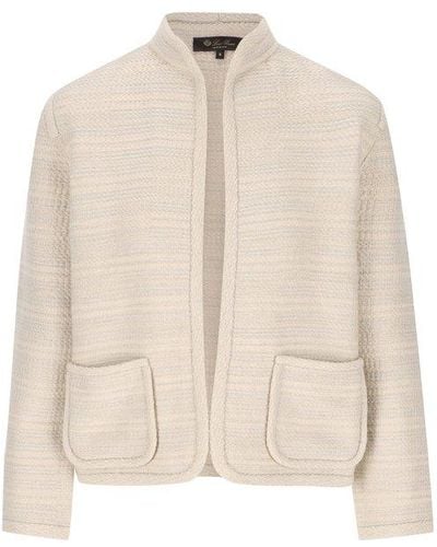 Loro Piana Kiso Long-sleeved Jacket - Natural