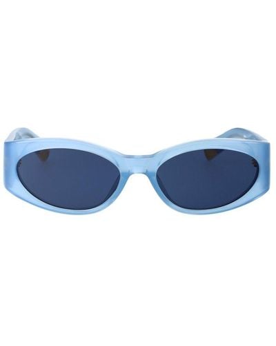 Jacquemus Oval Frame Sunglasses - Blue