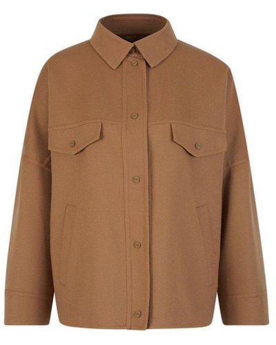 Herno Double Layer Wool Jacket - Brown