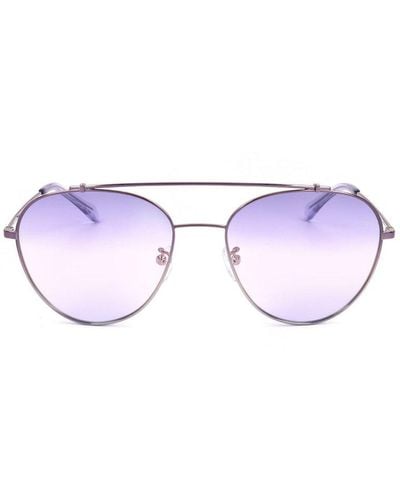 Zadig & Voltaire Cat Eye Frame Sunglasses - Purple