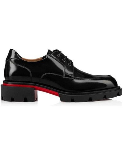 Christian Louboutin Our Georges L Lace-up Shoes - Black