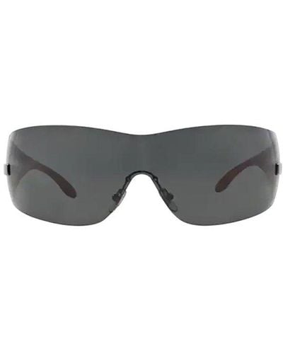 Versace Shield Frame Sunglasses - Black
