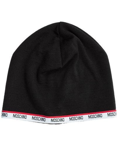Moschino Beanie Hat - Black