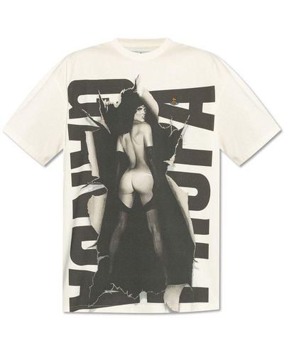 Vivienne Westwood Graphic Printed Crewneck T-shirt - Natural