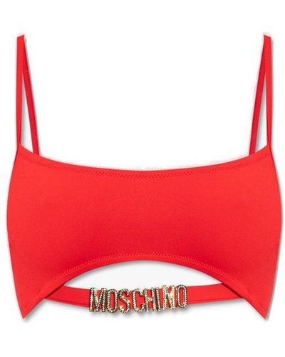 Moschino Swimsuit Top - Red