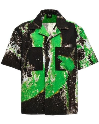 44 Label Group Corrosive Bowling Shirt - Green