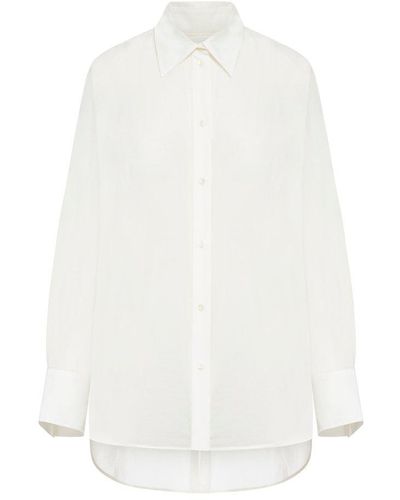 Totême Kimono Sleeved Shirt - White