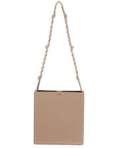 Jil Sander Medium Tangle Shoulder Bag - White