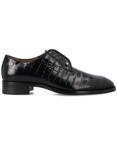 Christian Louboutin Chambeliss Derby Shoes - Black
