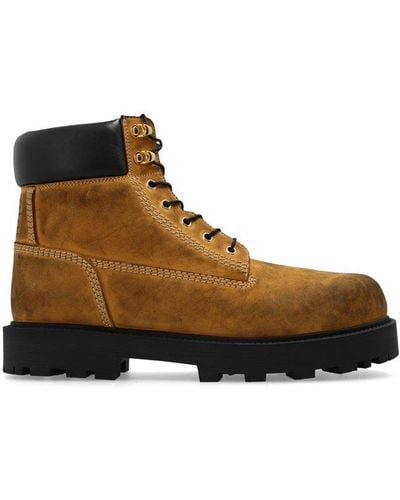 Givenchy Show Lug Sole Boot - Brown